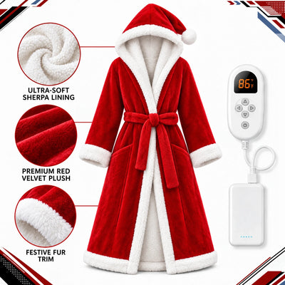 Santa Claus Robe details with remote and power bank