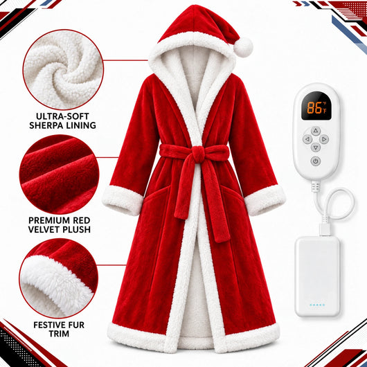 Santa Claus Robe details with remote and power bank